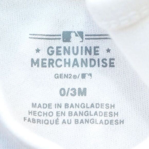 MBL Genuine Merchandise Chicago White Sox Bodysuit Newborn 0-3M - Picture 3 of 5